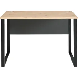 Schreibtisch INNOSTYLE, braun (artisan eiche, schwarz matt, artisan eiche), B:120cm H:77cm T:73cm, Tische