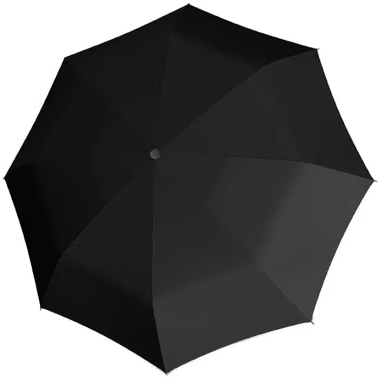Doppler Stockschirm Golf Fiberglas schwarz