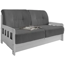 Schlafsofa Camino Holzkorpus Grau