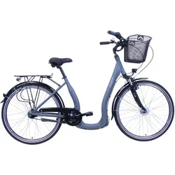 HAWK City Comfort Deluxe Plus Special inkl Korb Fahrrad 26 Zoll Tiefeinsteiger 44 CM