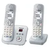 Panasonic KX-TG6822 Duo DECT, GAP Schnurloses Telefon analog Anrufbeantworter, Freisprec KX-TG6822GS