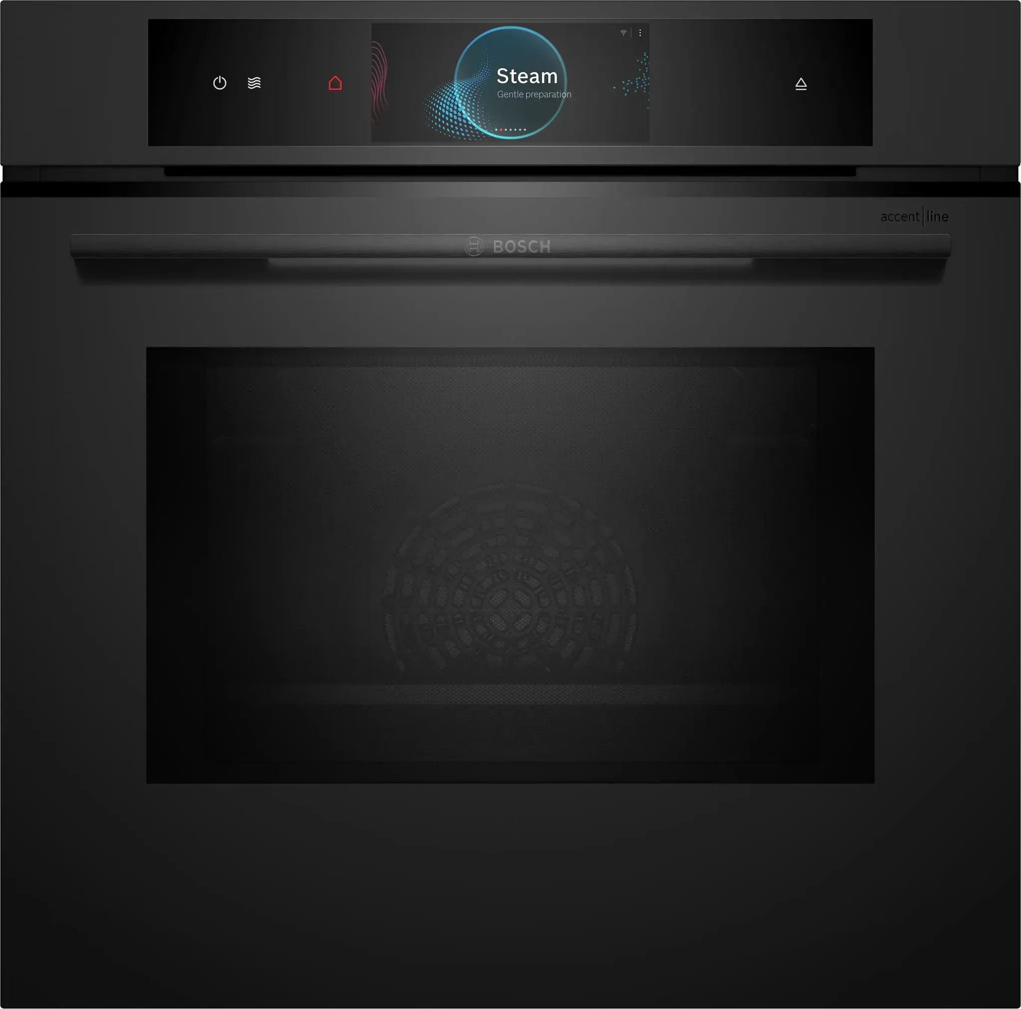 Bosch HNG978NM1 Serie 8, Einbau-Backofen mit Mikrowellen- und Dampffunktion, 60 x 60 cm, Matt schwarz