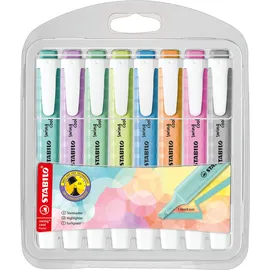 Stabilo swing cool Pastel Textmarker farbsortiert, 8 St.