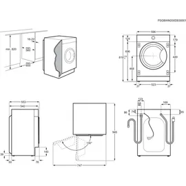 AEG L8FEI7480 Waschmaschine (8 kg, 1400 U/min)