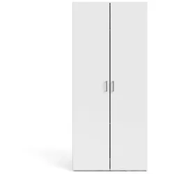 Spell Kleiderschrank 2 Türen weiß.
