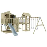 OUTDOORTOYS Spielturm Emma Holz Eisblau