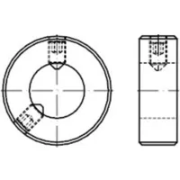 Industrial Quality Supplies DIN 703 Stellring, schwere Reihe mit