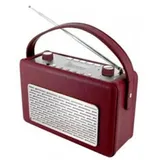 Soundmaster TR50 USB Retro Kofferradio mit MP3 Player Farbe: Bordeaux - bordeaux