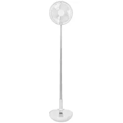 GUTFELS VENTI 3030 R | Akku Ventilator | ausziehbar | lange Laufzeit | Weiß