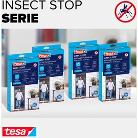 Tesa Insect Stop Magnetvorhang 120 x 240 cm Anthrazit