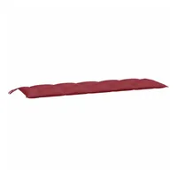 VidaXL Gartenbank-Auflage Weinrot 180x50x7 cm Oxford-Gewebe