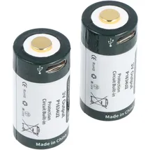 Keeppower RCR123A 3V 1000 mAh 2 St.