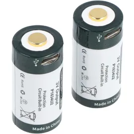 Keeppower RCR123A 3V 1000 mAh 2 St.