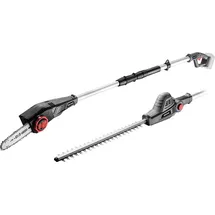 Graphite Energy+ 18V Akku 2-in-1 Stangensäge und Heckenschere, ohne Akku, Arbeitslänge 1,14 m, Leerlaufdrehzahl 1300 Umdrehungen/min., Kettengesc...