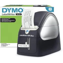 DYMO® LabelWriterTM 450 Duo, Kombi-Drucker aus LabelWriterTM und LabelManagerTM, USB, 300/180 dpi, Thermodirekt- bzw. -transferdruck