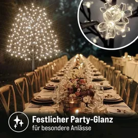 monzana MONZANA® Kirschblütenbaum 2er Set 220 cm 220 LED Warmweiß Außen Innen Künstlich Groß Deko Weihnachten Weihnachtsdeko Kirschbaum Leuchtbaum Lichterbaum