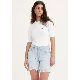 Levi's T-Shirt Damen Unifarben Weiß 34
