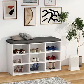 MID.YOU Hinsol 80 x 50 x 30 cm 6 Fächer / weiß