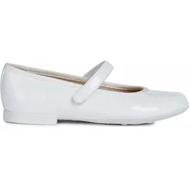 GEOX Mädchen Jr Plie' Ballerinas, Weiß, 34 EU