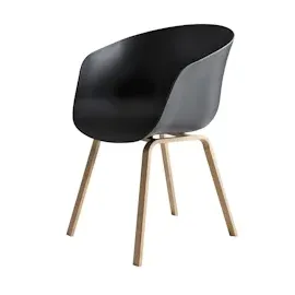 SalesFever Schalenstuhl Set schwarz