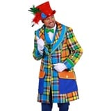 Thetru Herren Kostüm Clown Jacke Bubbles Karneval Fasching Gr. XL