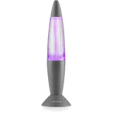 InnovaGoods - Tornado LED-Lavalampe, Mehrfarbiges RGB-LED-Licht, 3300 U/min Tornado-Effekt, Tragbar und Vielseitig, Ideal für Innen- und Außenbereich, Lila, Kunststoff