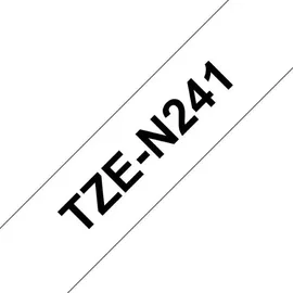 Brother TZ-N241 18mm schwarz auf weiß