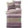 Traumschlaf Elverum Gestreift Lila 200 x 220 cm + 2 x 80 x 80 cm