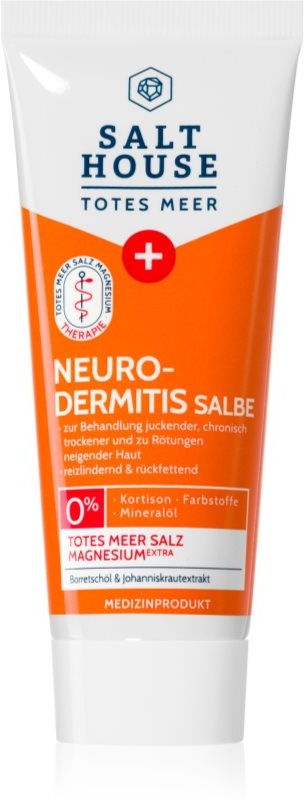 Salt House Dead Sea Neurodermatitis Salbe bei Neurodermitis 75 ml
