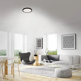 Briloner Brilo LED-Deckenleuchte Runa schwarz