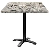 Restootab Tisch Bazila 70x70cm - Modell Terrazzo Cepp