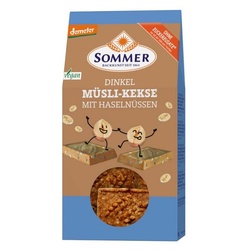 Sommer Dinkel Müsli-Keks Haselnuss vegan demeter