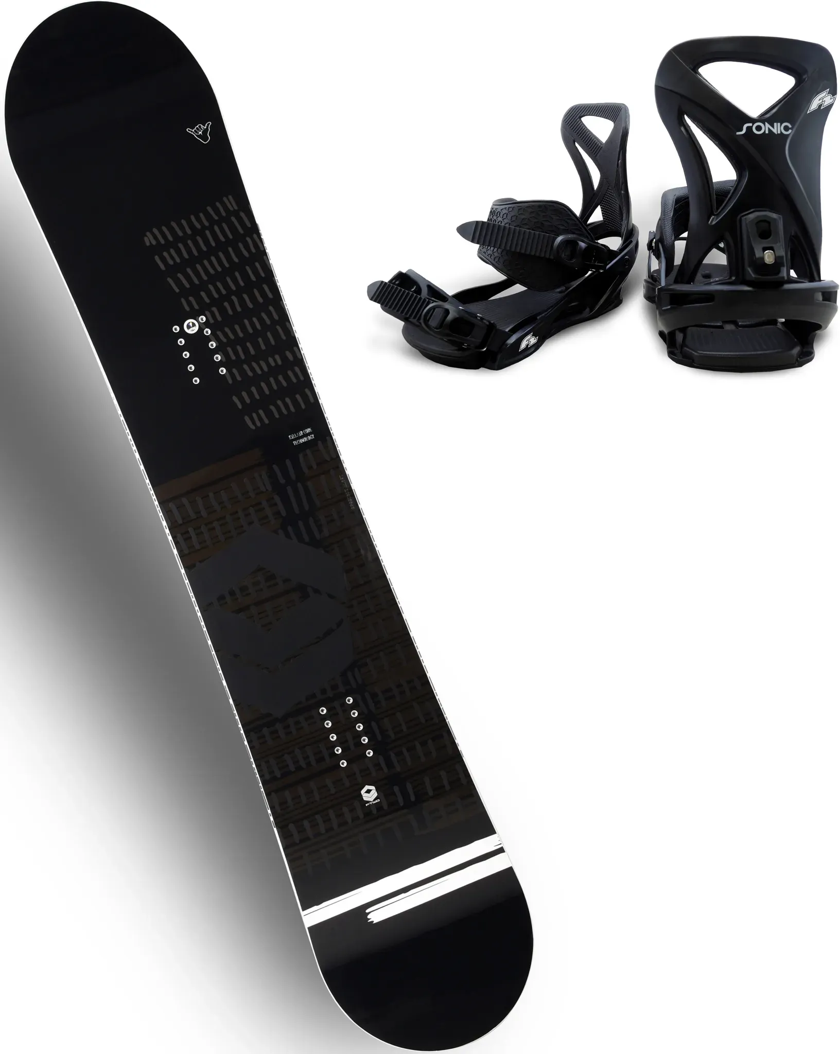 Snowboard F2 "FTWO Blackdeck Men (extrawide) 21/22" Snowboards Gr. 159, grün (braun, dark, olivgrün)