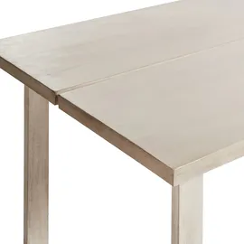 Beliani Azzanello Gartentisch 230 x 100 x 75 cm Hellbraun
