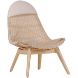 GUTMANN FACTORY Sessel, Naturfarben, Hellbraun, Holz, Rattan,Pinie, massiv, 72x100x85 cm Wohnzimmer, Sessel, Polstersessel