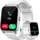Gydom Smartwatch Damen mit Telefonfunktion 1.8" Alexa Eingebaut Fitnessuhr 100+ Sportmodi, Herzfrequenz SpO2 Stress EIN-klick Messen, Schlafmonitor - Weiß