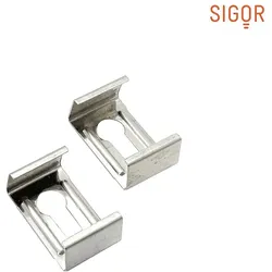 SIGOR Montageklammern / Spannfedern (2er Set) für LED Profil KS-SIG-PROF9 SIG-9850901