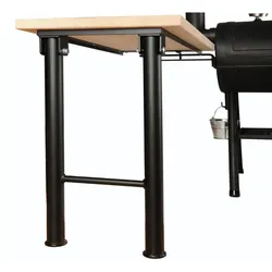 Joe's Barbeque Seitentisch mit massiver Holzplatte | klein für Texas Classic, Longhorn, Reverse Flow
