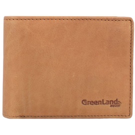 GREENLAND Nature GreenLand NATURE Geldbörse RFID Schutz Leder 12 cm cognac2