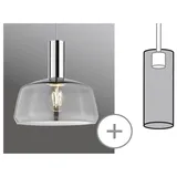Paulmann URail Schirm Neila Rauchglas