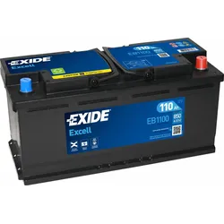 Exide EB1100 Excell 12V 110Ah 850A Autobatterie