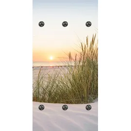 Queence Wandgarderobe Sonnenuntergang auf Sylt Schwarz