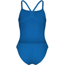 Arena Mädchen Badeanzug TEAM SWIMSUIT CHALLENGE SOLID 004765-860 164 - Blue River-Artic Lime - 164