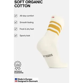 Danish Endurance Tennis Crew Socken 6er Pack Schwarz/Weiß 43-47