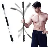 SFITVE Sport Schwingstab Fitness,Fachmann Swingstick Premium 90cm,Multifunktionale Trainingstab aus Fiberglas Für Vibrationstraining & Tiefenmuskulatur (Schwarz)