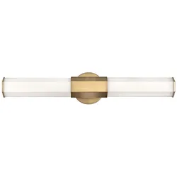 Wandlampe Wandleuchte Feuchtraum Badezimmer Metall 2 flammig Glas messing LED