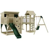 OUTDOORTOYS Spielturm Inga Dunkelgrün