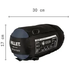 Millet Baikal 750 W - Damenschlafsack mit Kompressionssack - Isolierung aus recycelter Synthetik - Blau