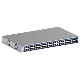 Netgear 48-Port Gigabit Ethernet Smart Switch (GS748T): Managed, optional mit 1 Jahr Insight Cloud Management, mit 2 1G SFP und 2 1G Combo, Desktop- oder Rack-Befestigung