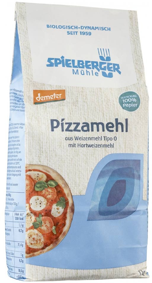 Spielberger Pizzamehl Tipo 0, 1kg Bio